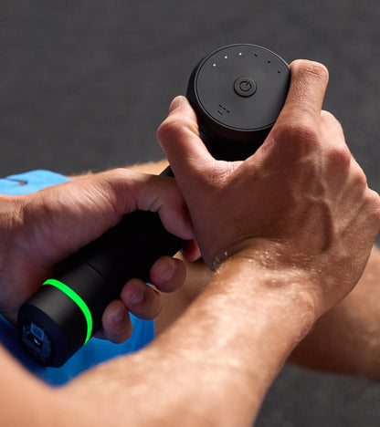 Close-up of the Hypervolt 3 Pro speed controls